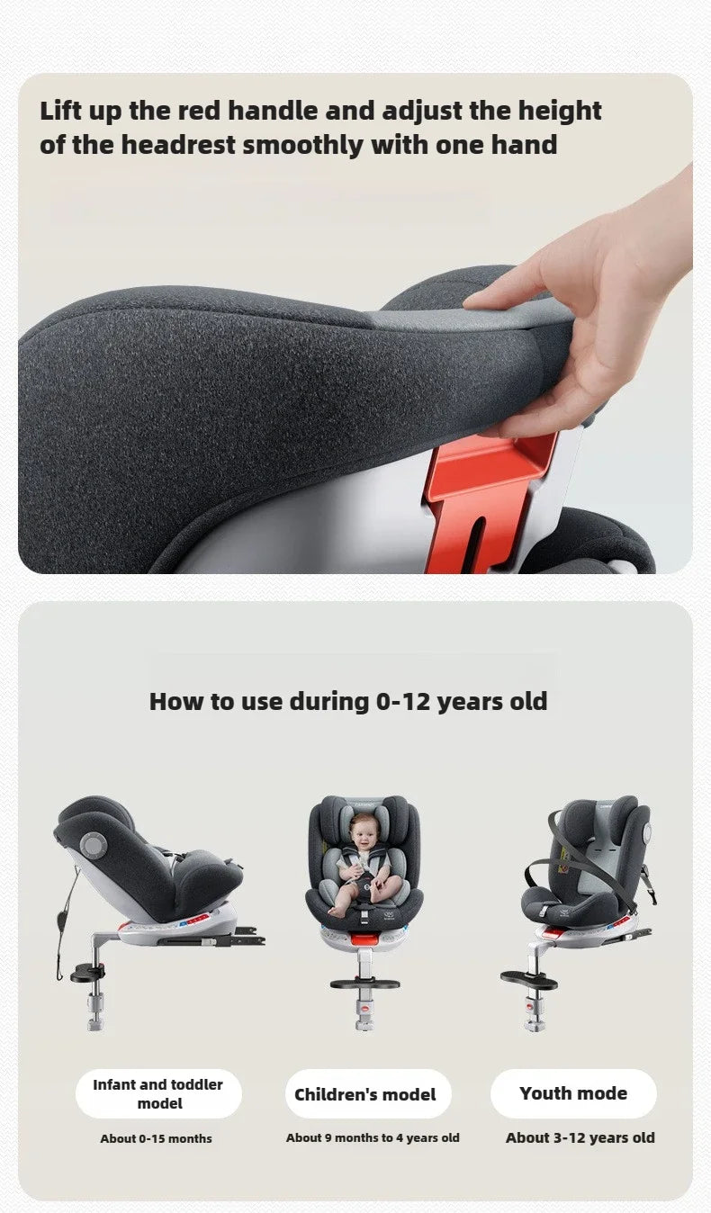 Baby child safety seat infant 0-4 years old