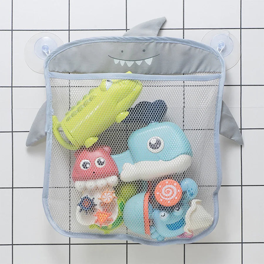 Baby Shower Bath Toys Storage Mesh with Strong Suction Cups