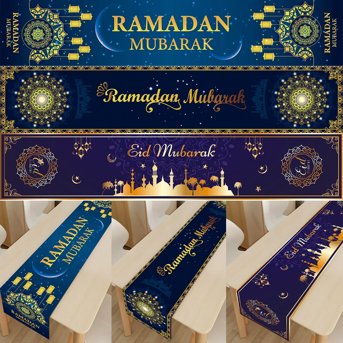 Ramadan Decoration 2025 Table Runner