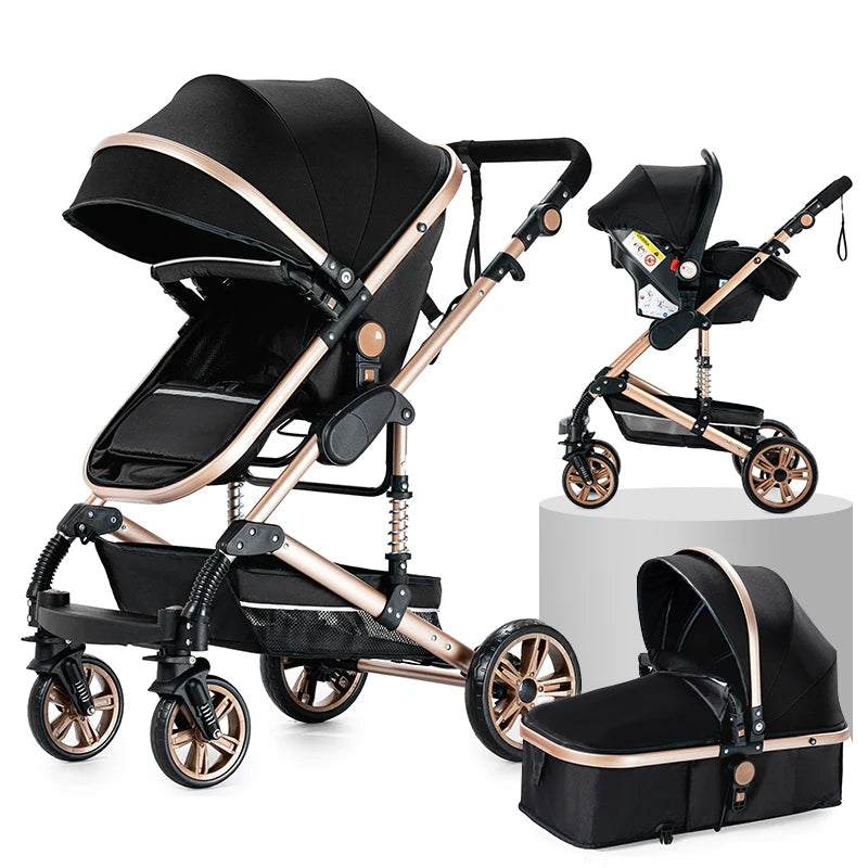 3 in 1 Strollers Baby Trolley