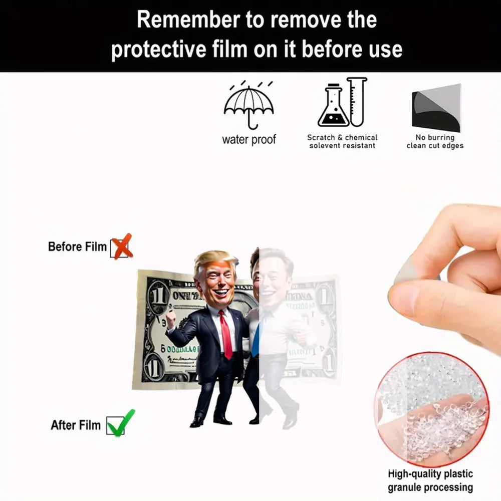 Funny Acrylic Donald Trump Doll Cartoon Pendant