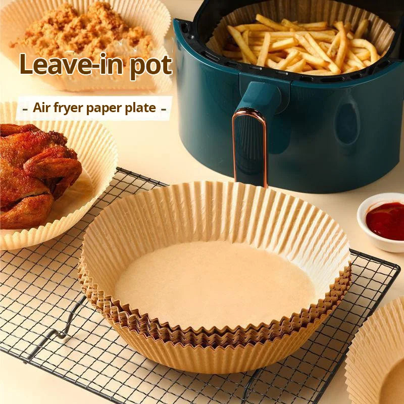 200pcs/set Air Fryer Disposable Paper Parchment