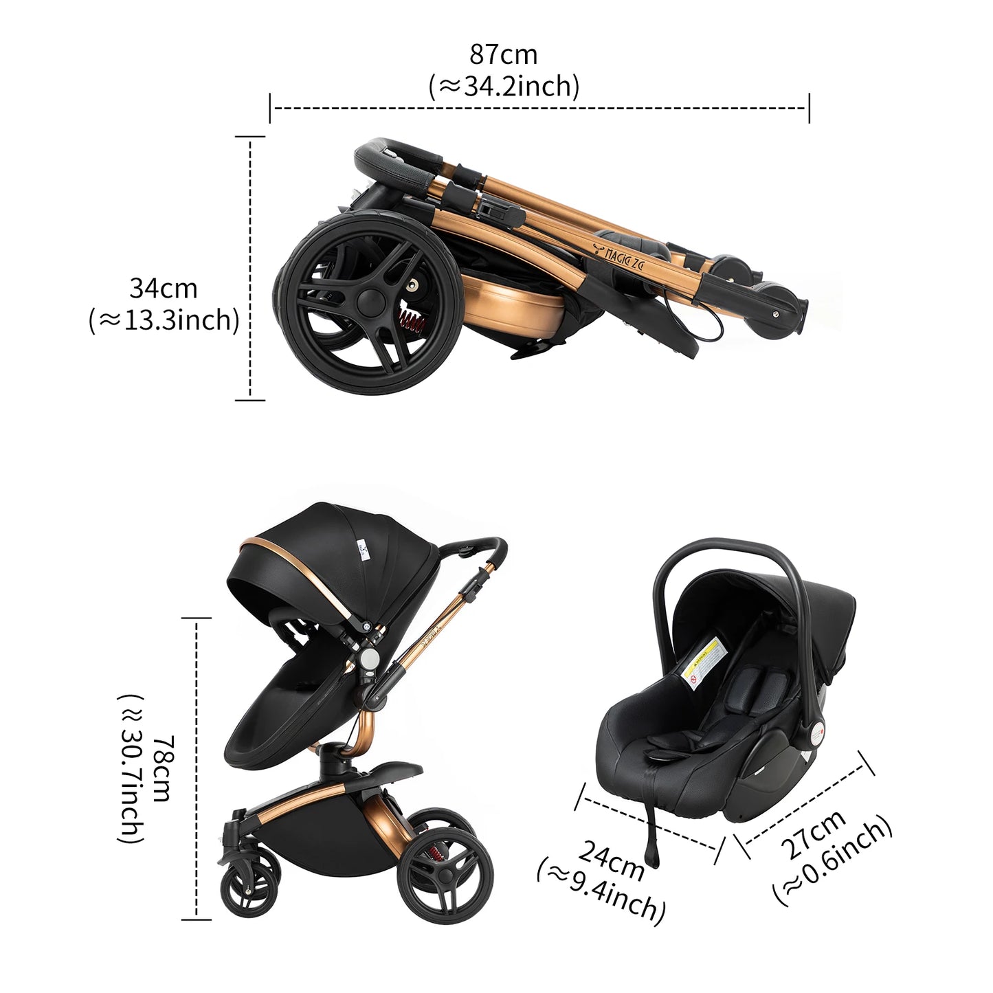 Newborn Stroller Baby Carriage High Quality