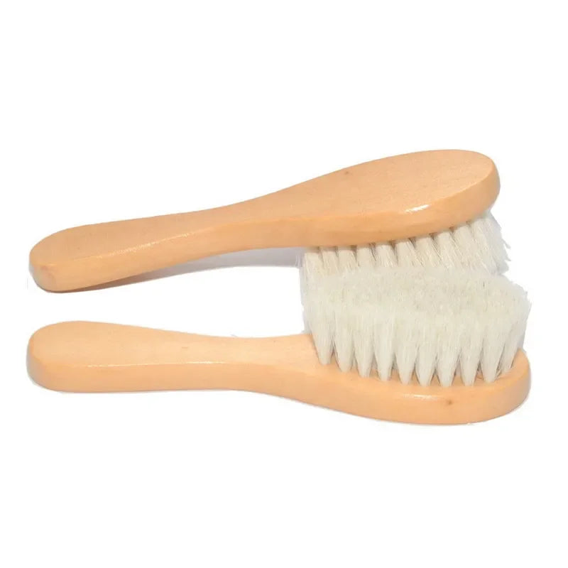 Baby Wooden Brush Comb  Head Massager