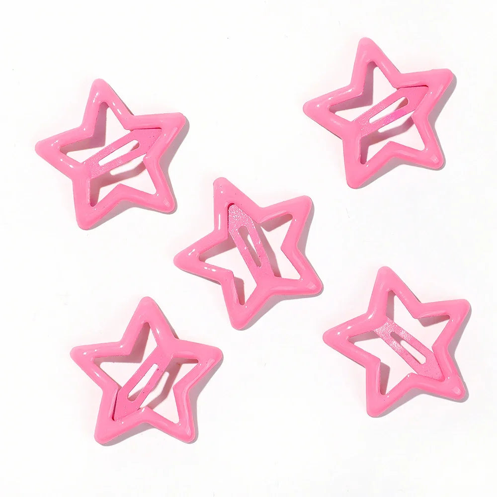 50 Pcs/set  Ornament Hair Clips Girls