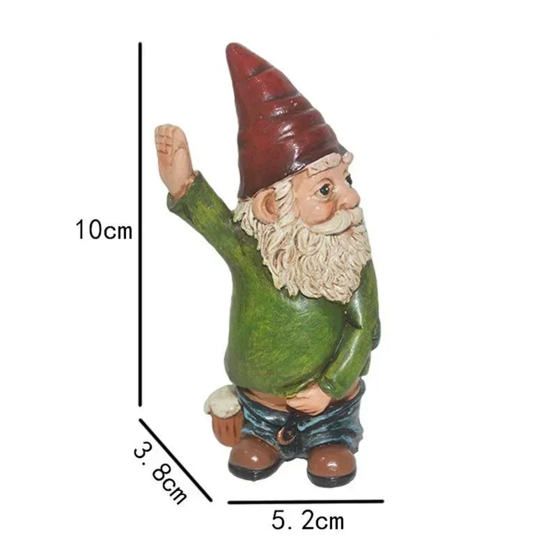 Creative Urinating Gnome Statue