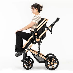 Baby Carriage 3 IN 1 Portable Travel Pram