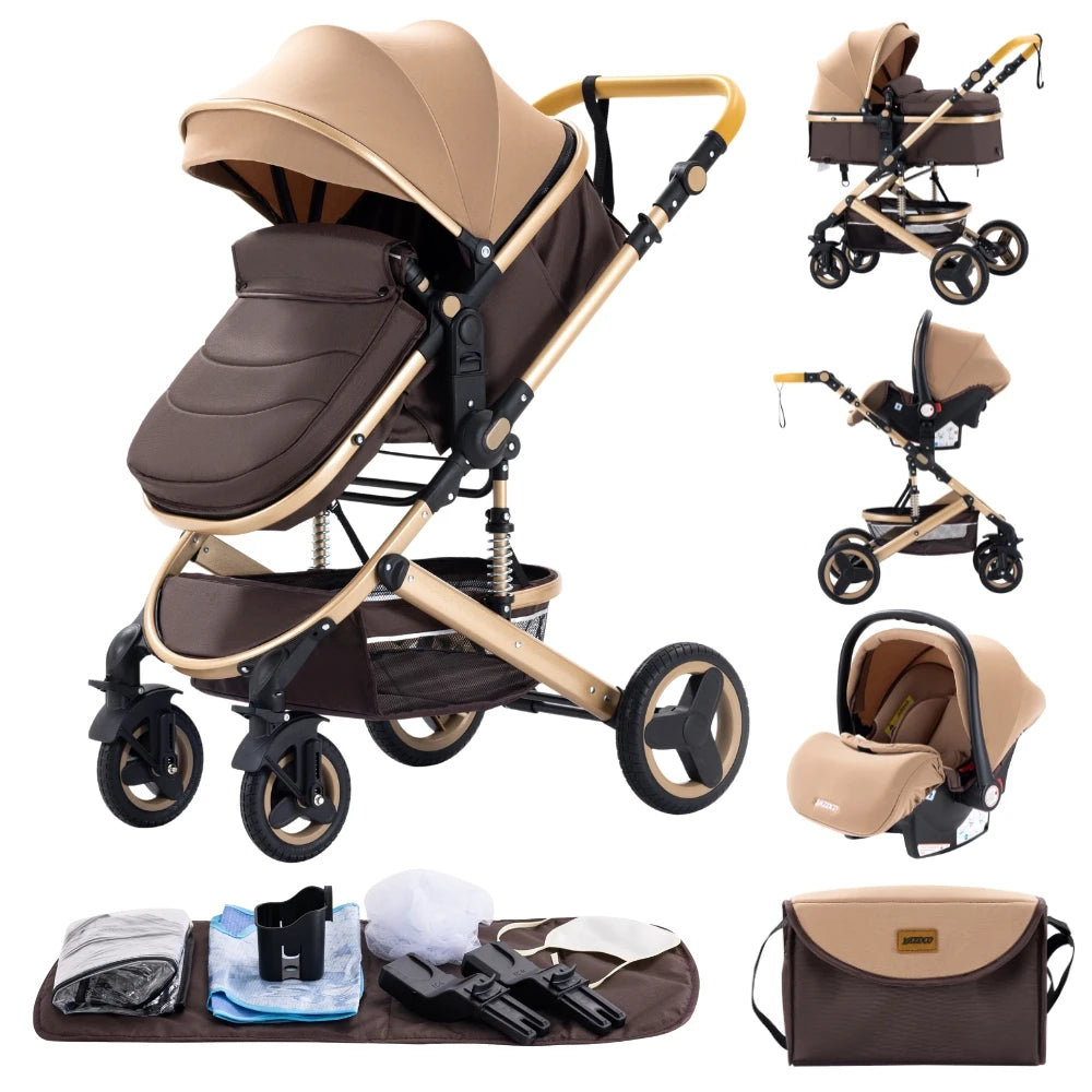 Newest Luxury Baby Stroller 3in1