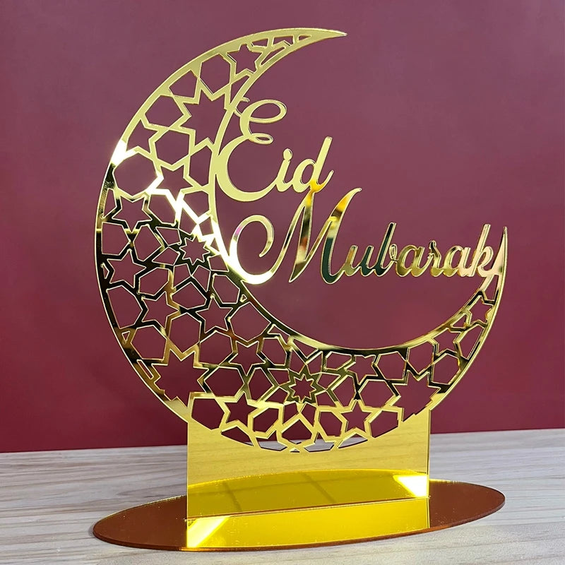 Eid Mubarak Ornaments Ramadan Decortion for Home 2025