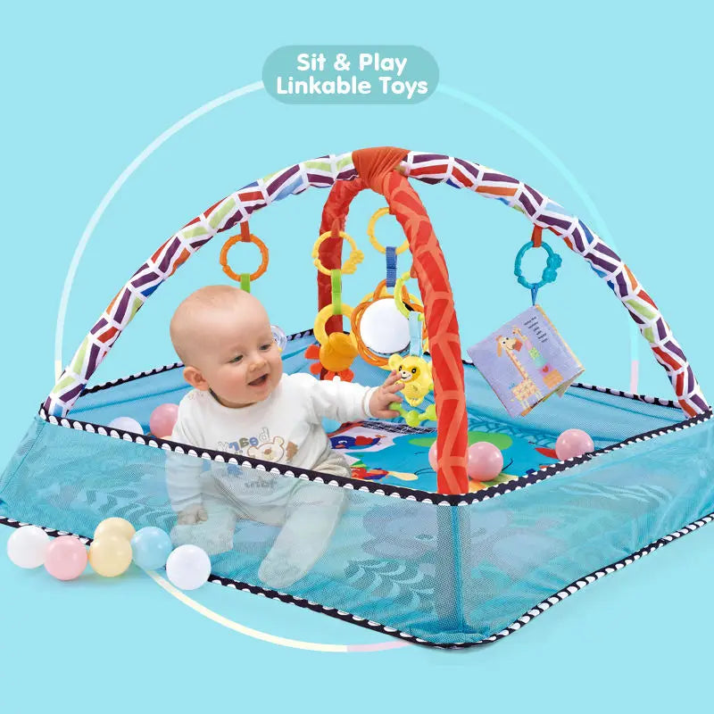 Baby Fitness Frame Early Education Crawling Game Blanket