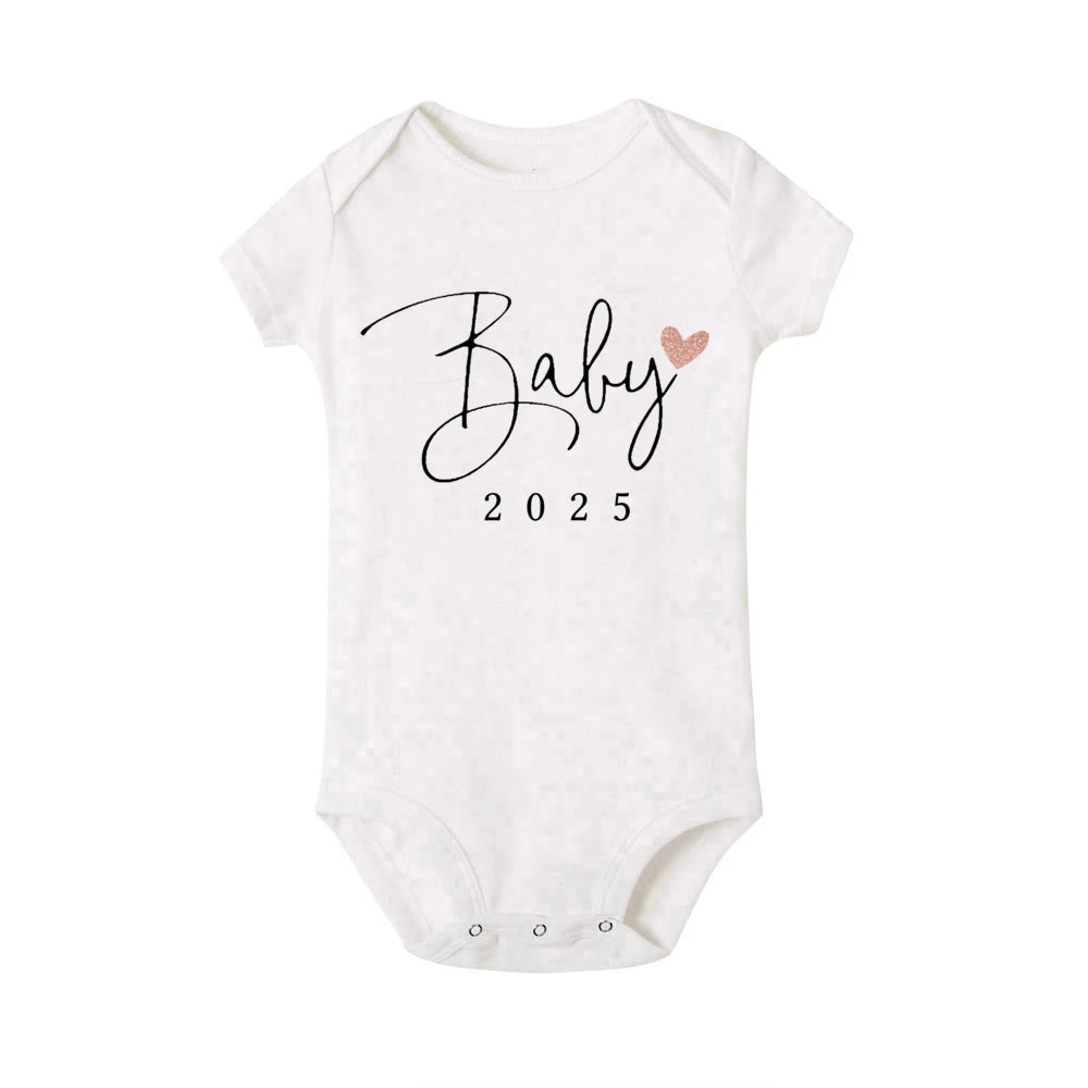 Baby Coming Soon 2025 Announcement Newborn Bodysuit