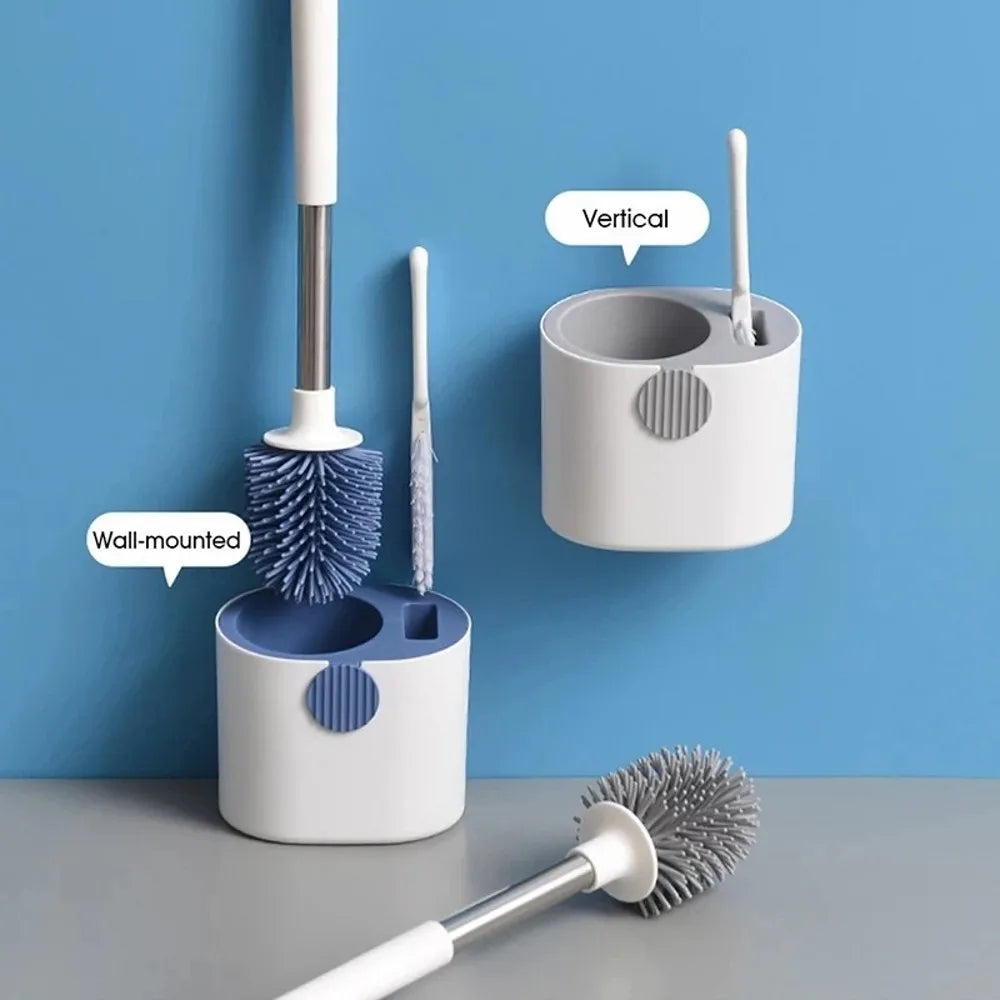 Toilet Brush With Toilet Brush Holder Wall-mounted