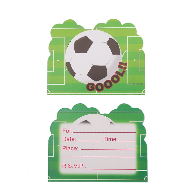 Soccer Football Birthday Decorations Aluminum Film Balloon Tableware Plate Cup Napkins Tablecloth Baby Shower Party Supplies