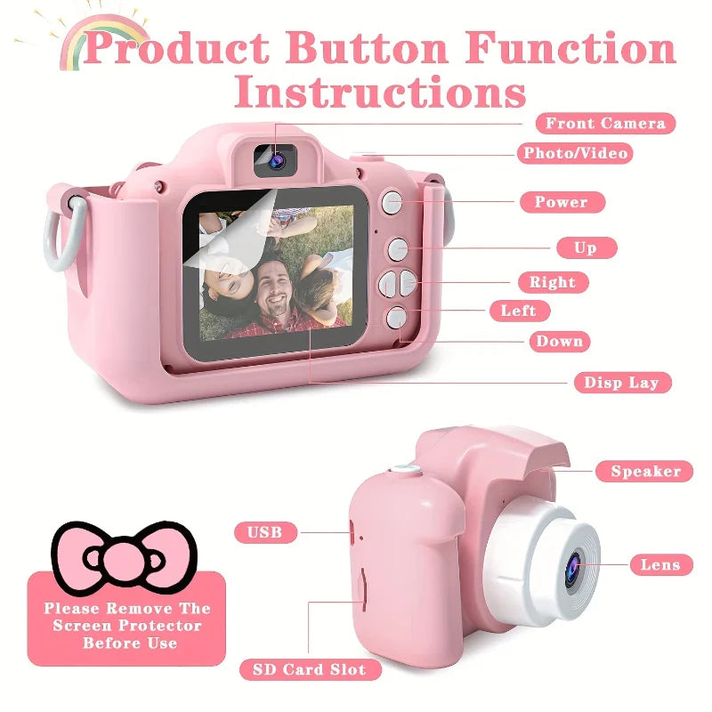 1080P Photographic Camera 32G Kids Digital Video Cam