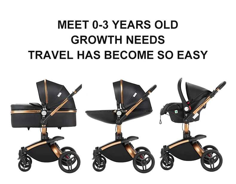 3 in 1 Strollers Baby Trolley