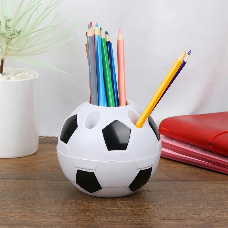 Pen Pencil Holder Football Shape