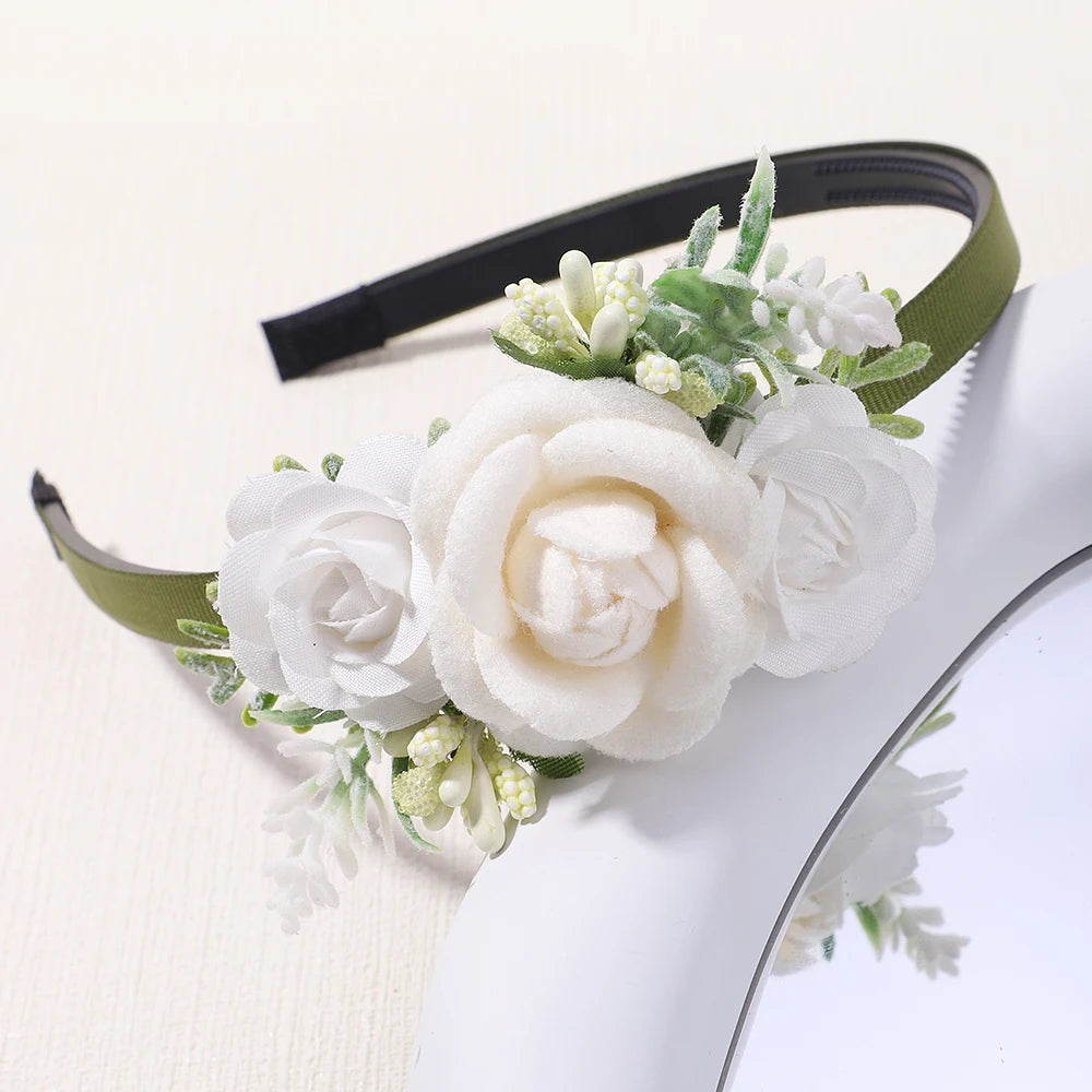 1pcs Hairband Artificial Flower Crown