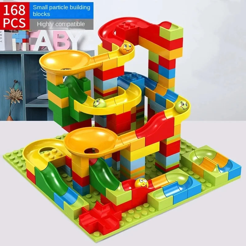 Maze Ball Track Building Blocks Baby Brain