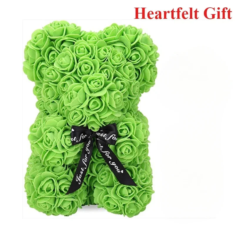 Artificial Flower Eternal Rose Teddy Bear