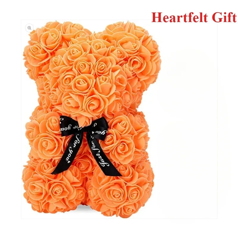 Artificial Flower Eternal Rose Teddy Bear