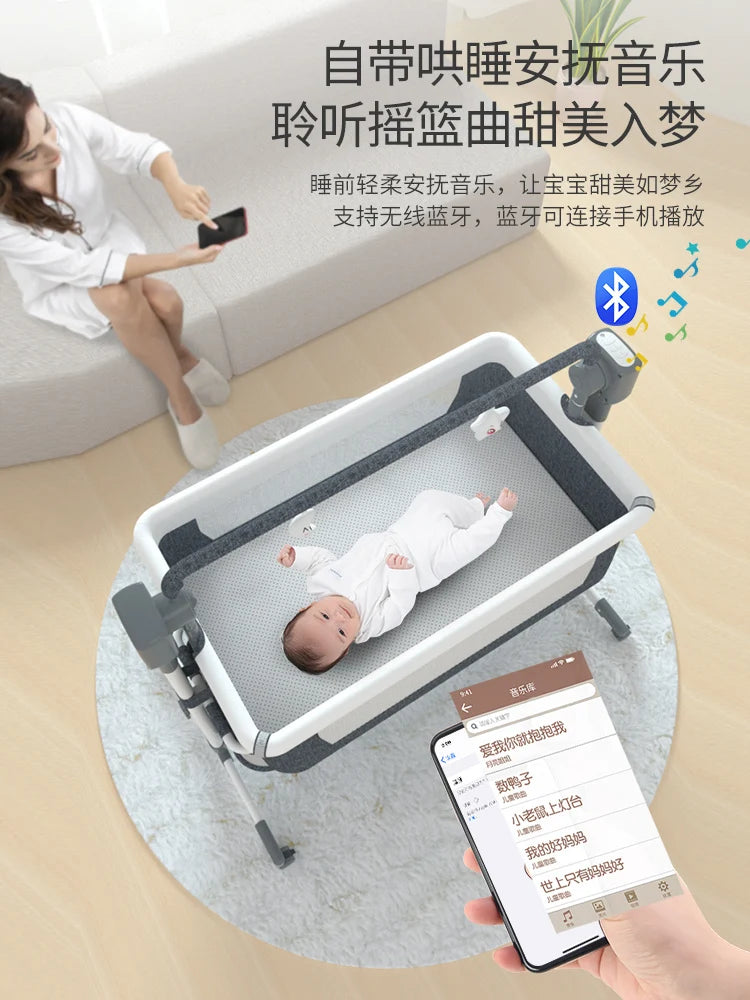 Baby Crib Cradle Newborn Movable