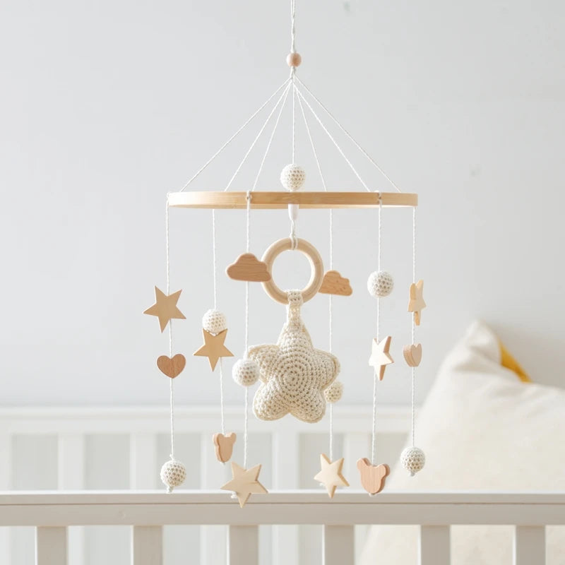 Baby Crib Mobile Bed Bell Rattle