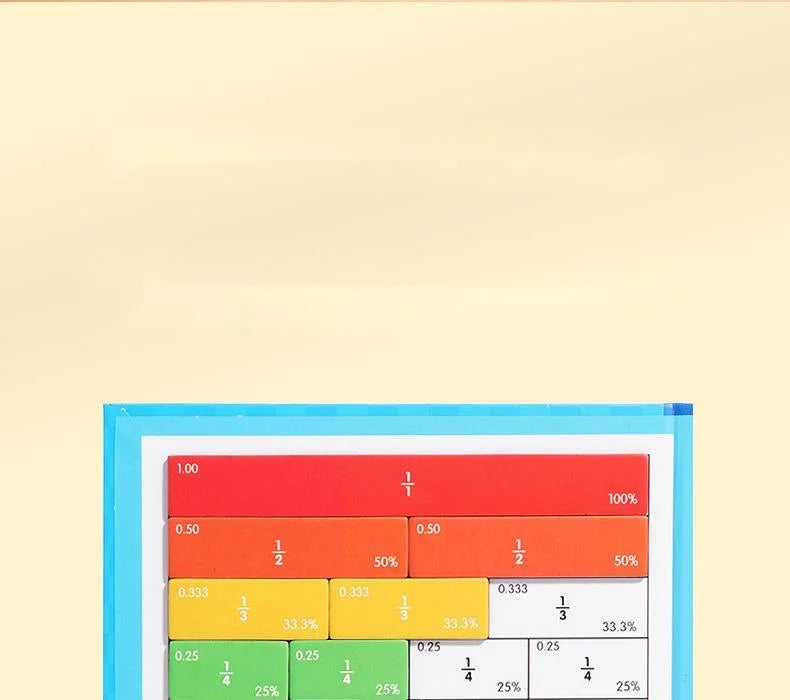 Magnetic Fraction Learning Math Toy