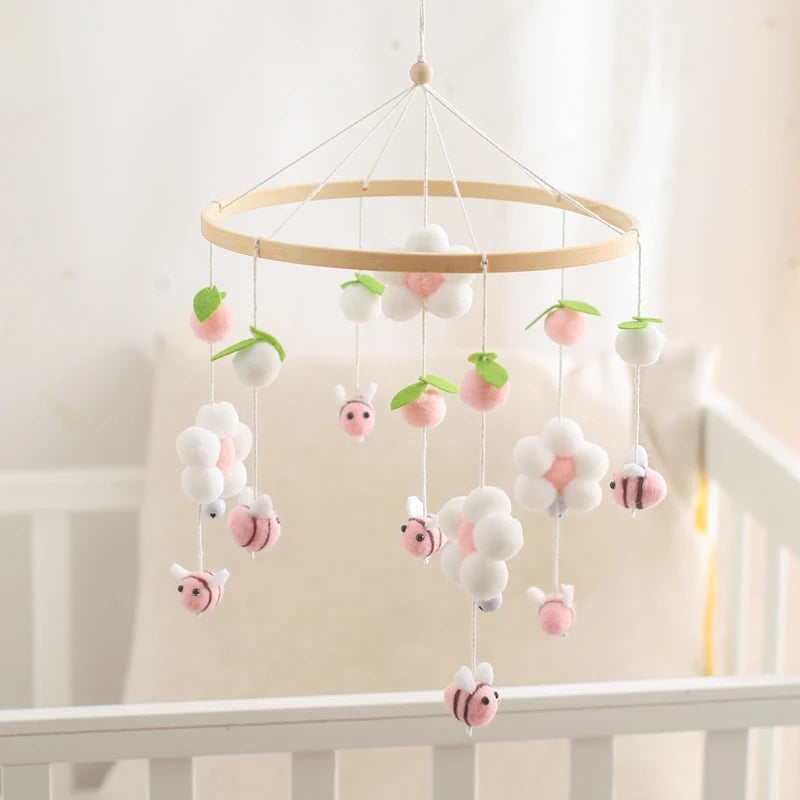 Baby Crib Mobile Bed Bell Rattle