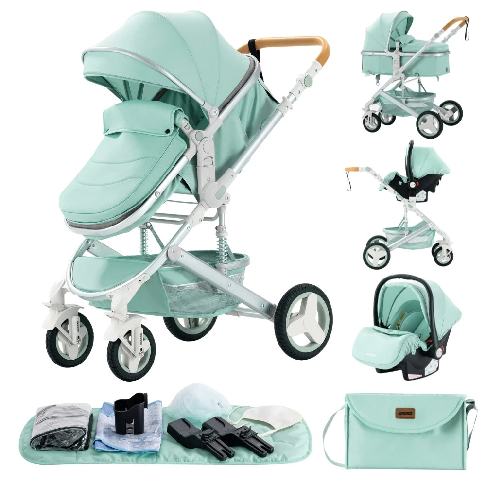 Newest Luxury Baby Stroller 3in1