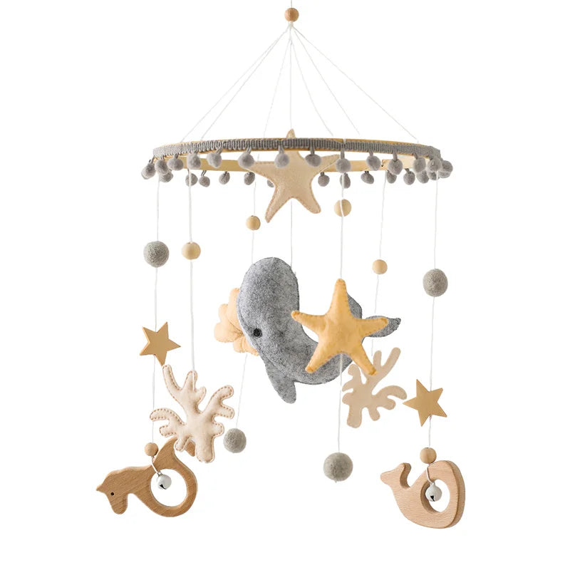 Baby Crib Mobile Bed Bell Rattle