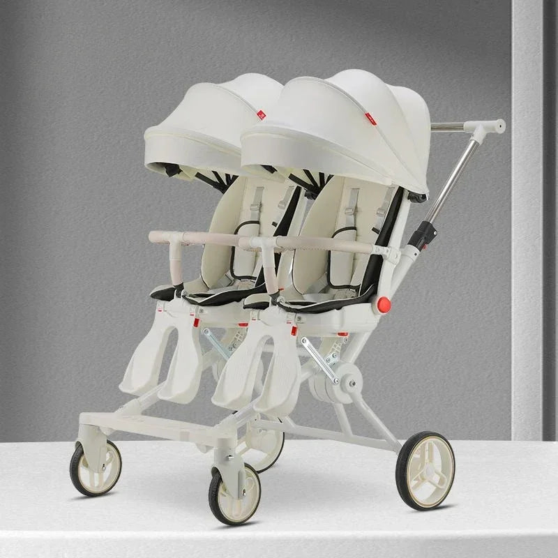 EU stock Double Portable Baby Carriage Twins