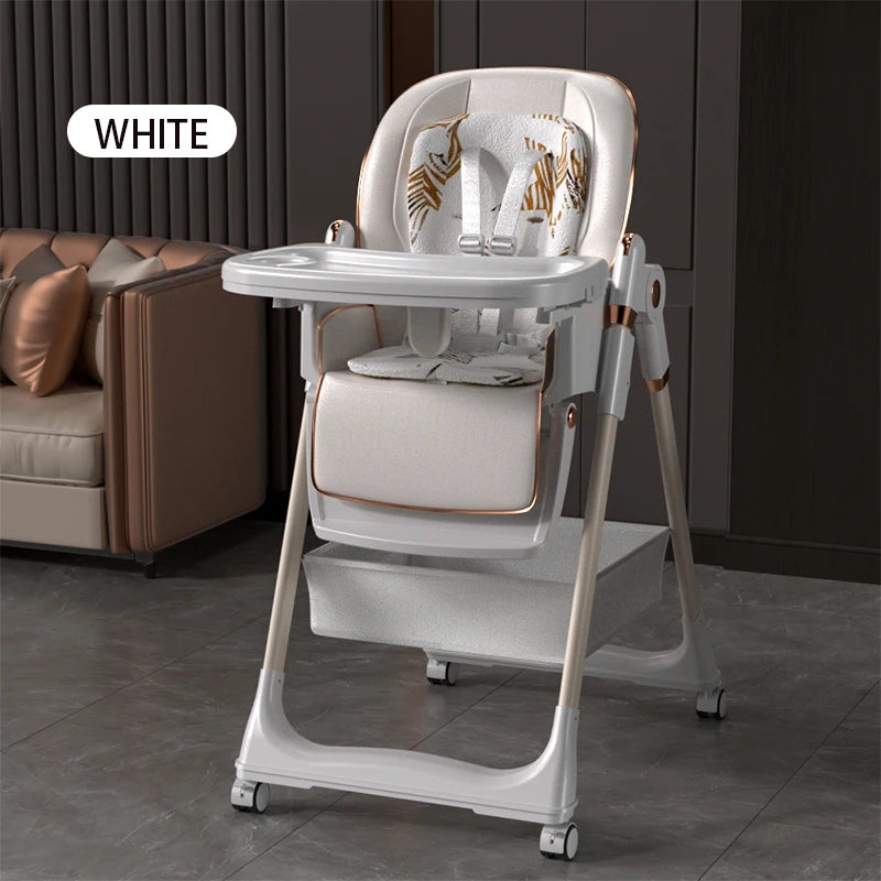 Baby Feeding Table Chair with Wheels