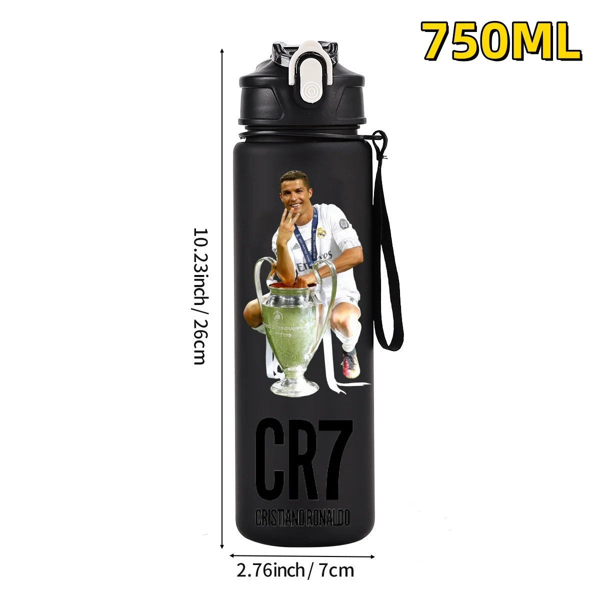 750ML Football Star  Water Cup