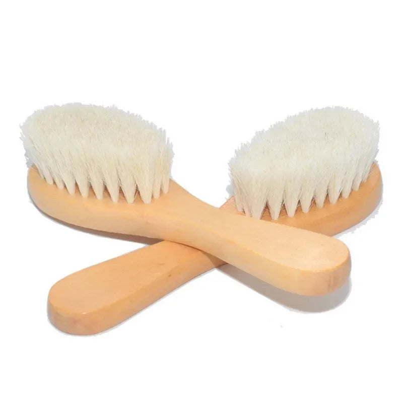 Baby Wooden Brush Comb  Head Massager