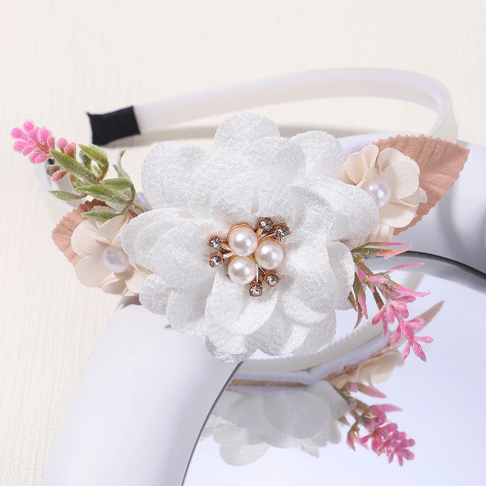 1pcs Hairband Artificial Flower Crown