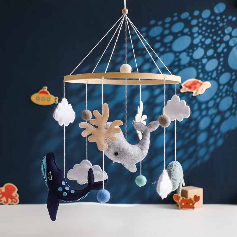 Baby Crib Mobile Bed Bell Rattle