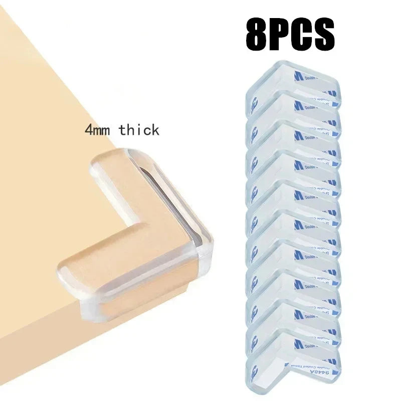 Transparent PVC Baby Protection Strip with Double-Sided Tape