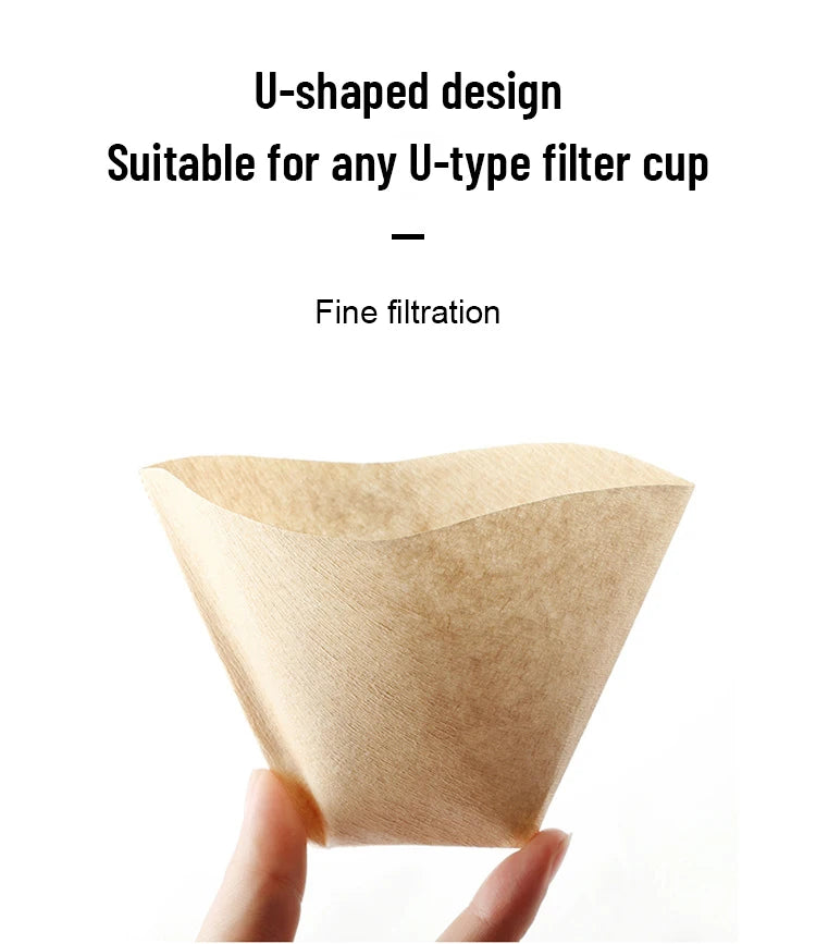 100 Pcs/set Coffee Filter Paper