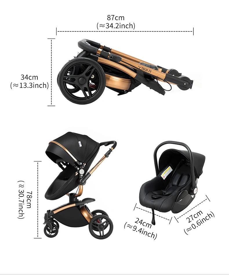 3 in 1 Strollers Baby Trolley