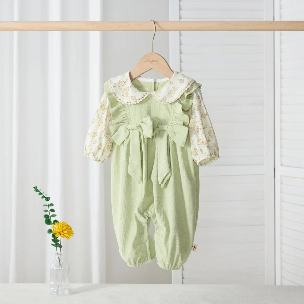 Spring Baby Girl Long-sleeved Romper