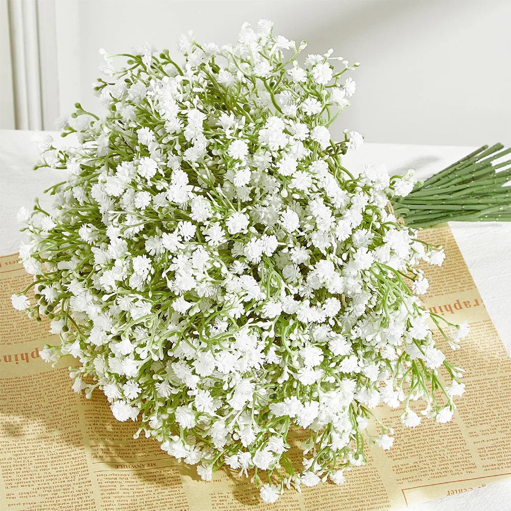 10/15pcs Artificial Flowers Baby Breath