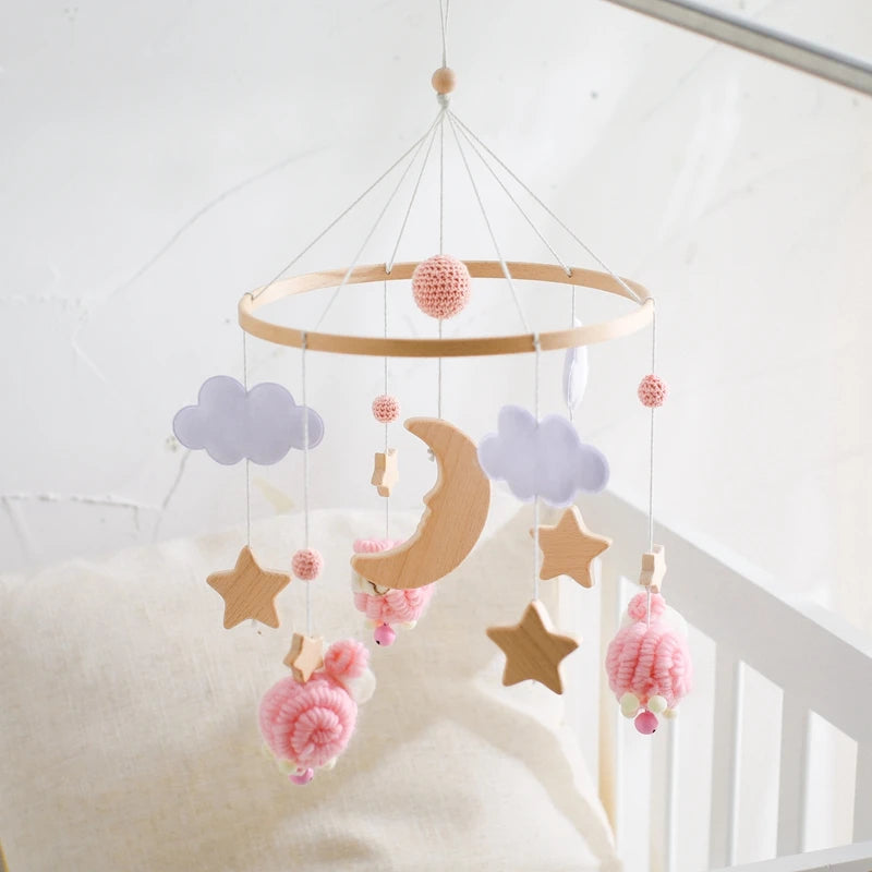 Baby Crib Mobile Bed Bell Rattle