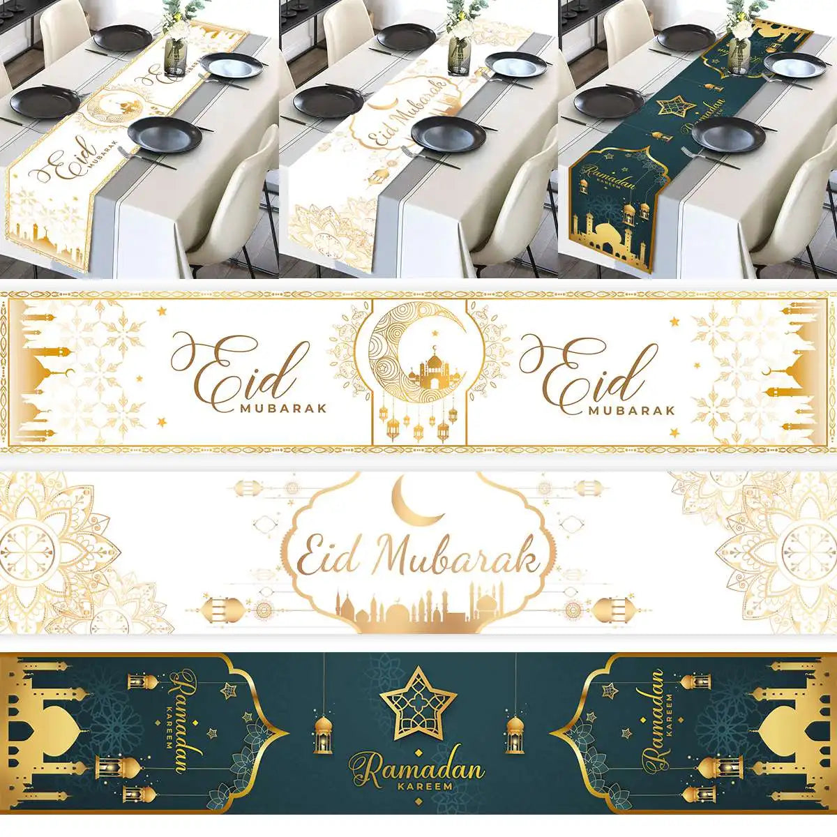 Ramadan Decoration 2025 Table Runner