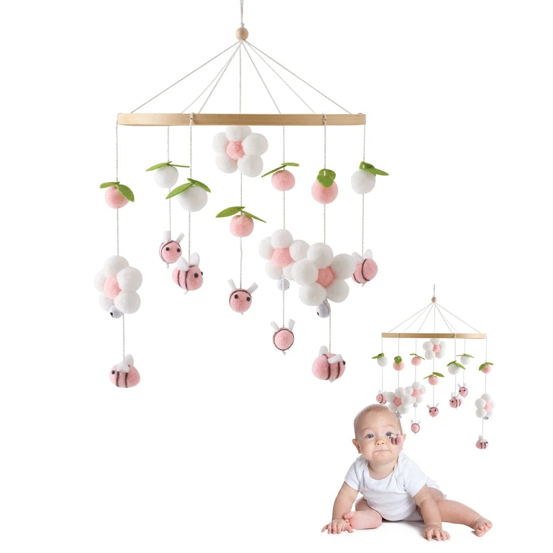 Baby Crib Mobile Bed Bell Rattle