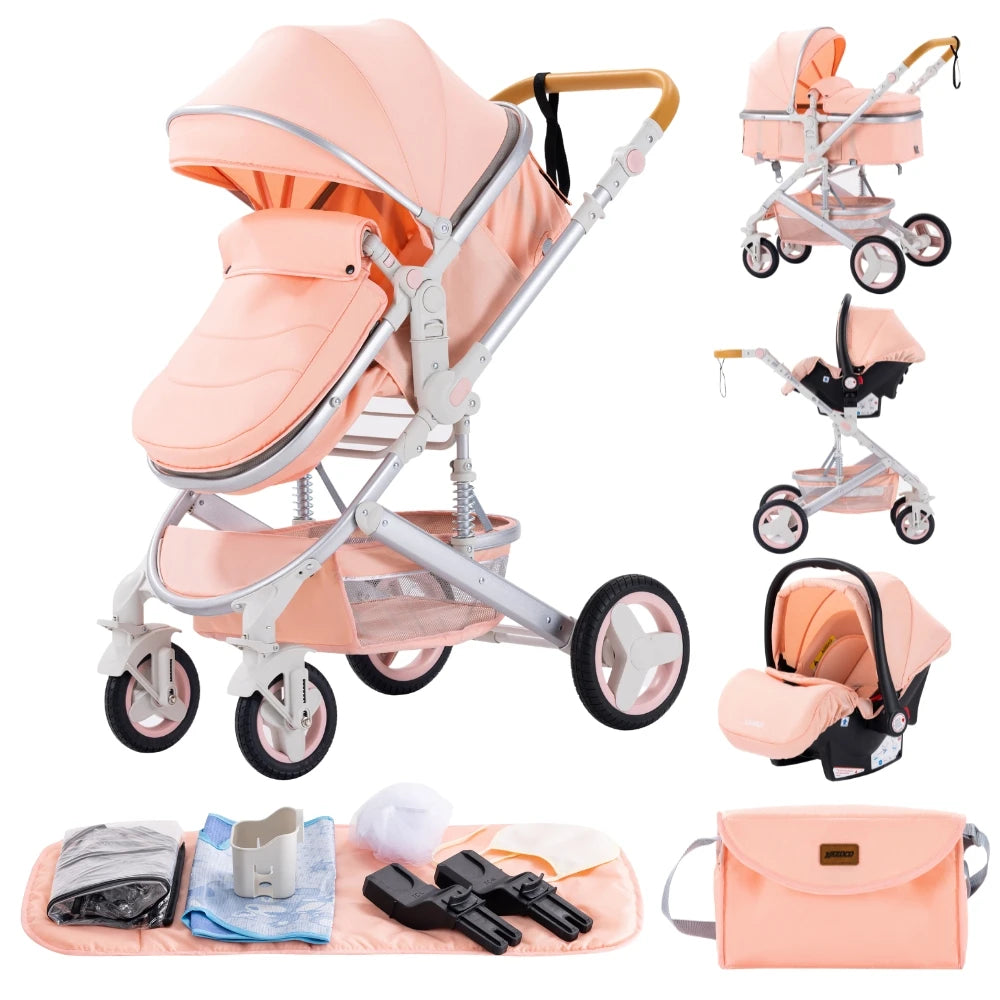 Newest Luxury Baby Stroller 3in1