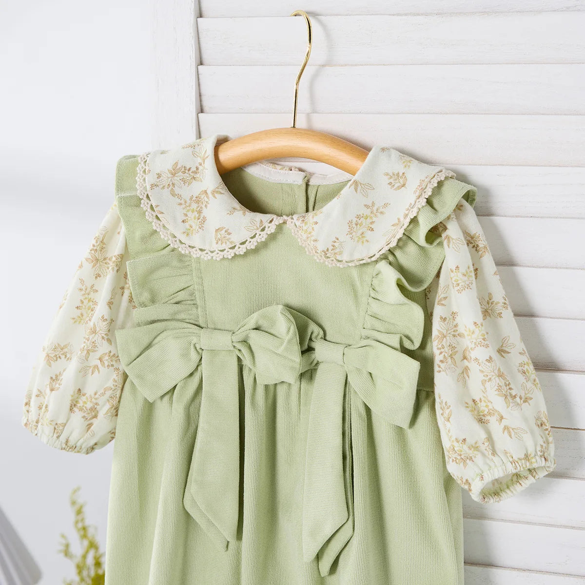 Spring Baby Girl Long-sleeved Romper