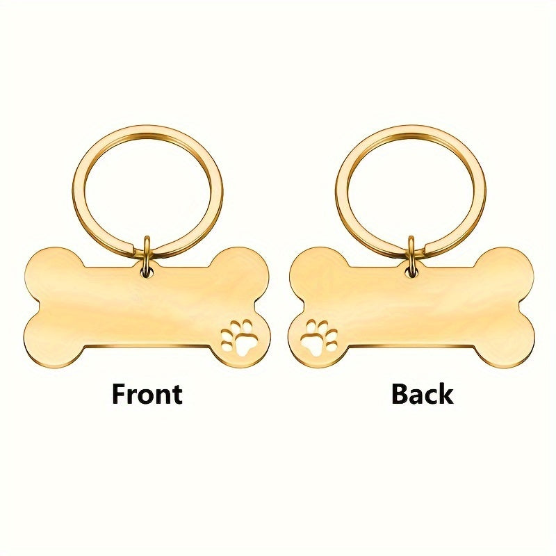 Customized Pet Tag [golden/Silvery]-C3