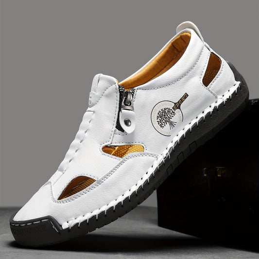 Men's Trendy Breathable Solid Colour Slip On Sandals