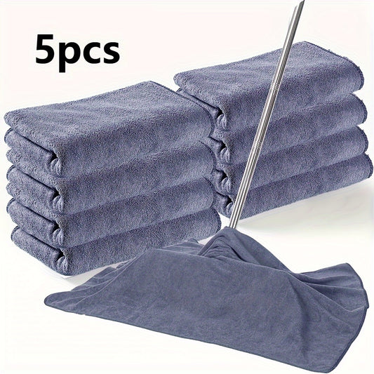 Set 5 Lavete Super Fine din Microfibră – Reutilizabile, Uscare Rapidă, Fără Scame