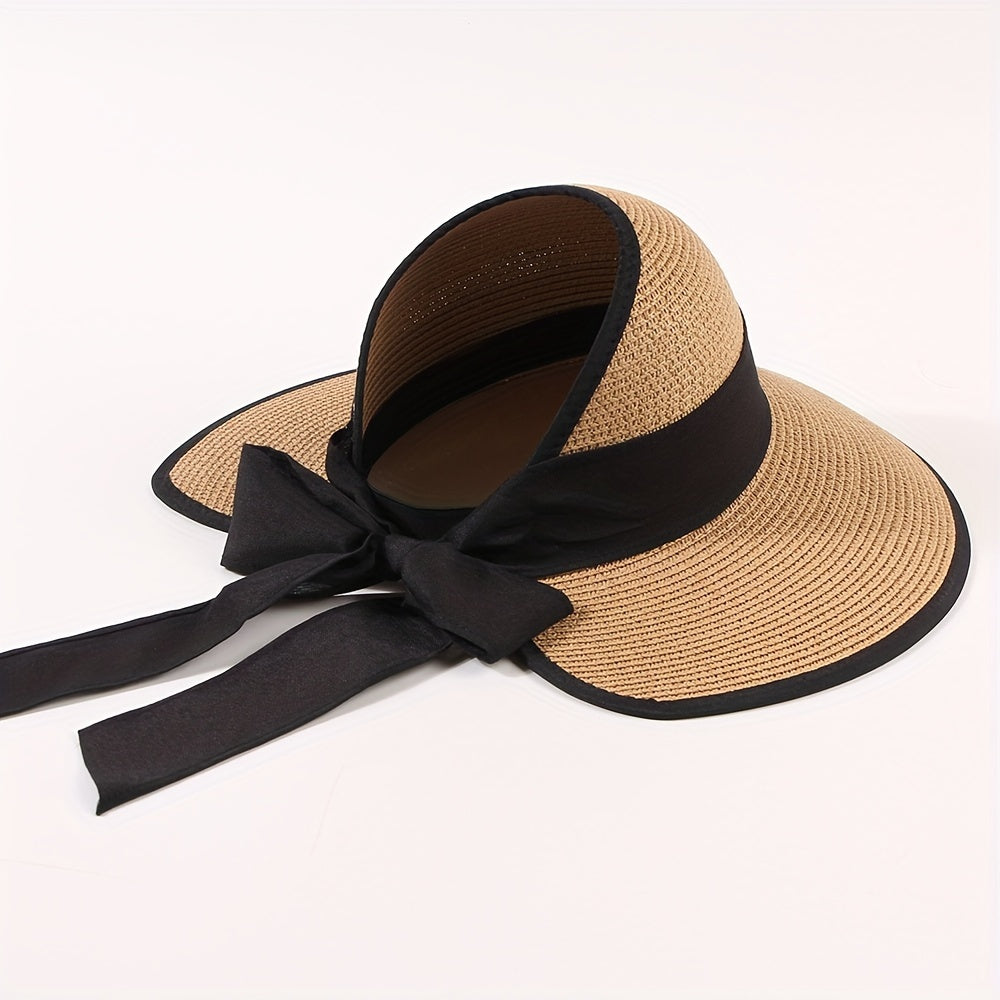 Women's Summer Outdoor Sun Visors With Ponytail Hole